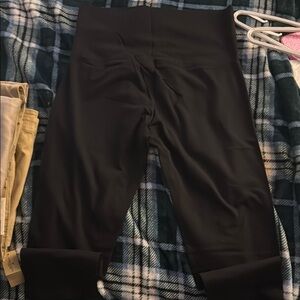 Sleek Black Full-Length Leggings